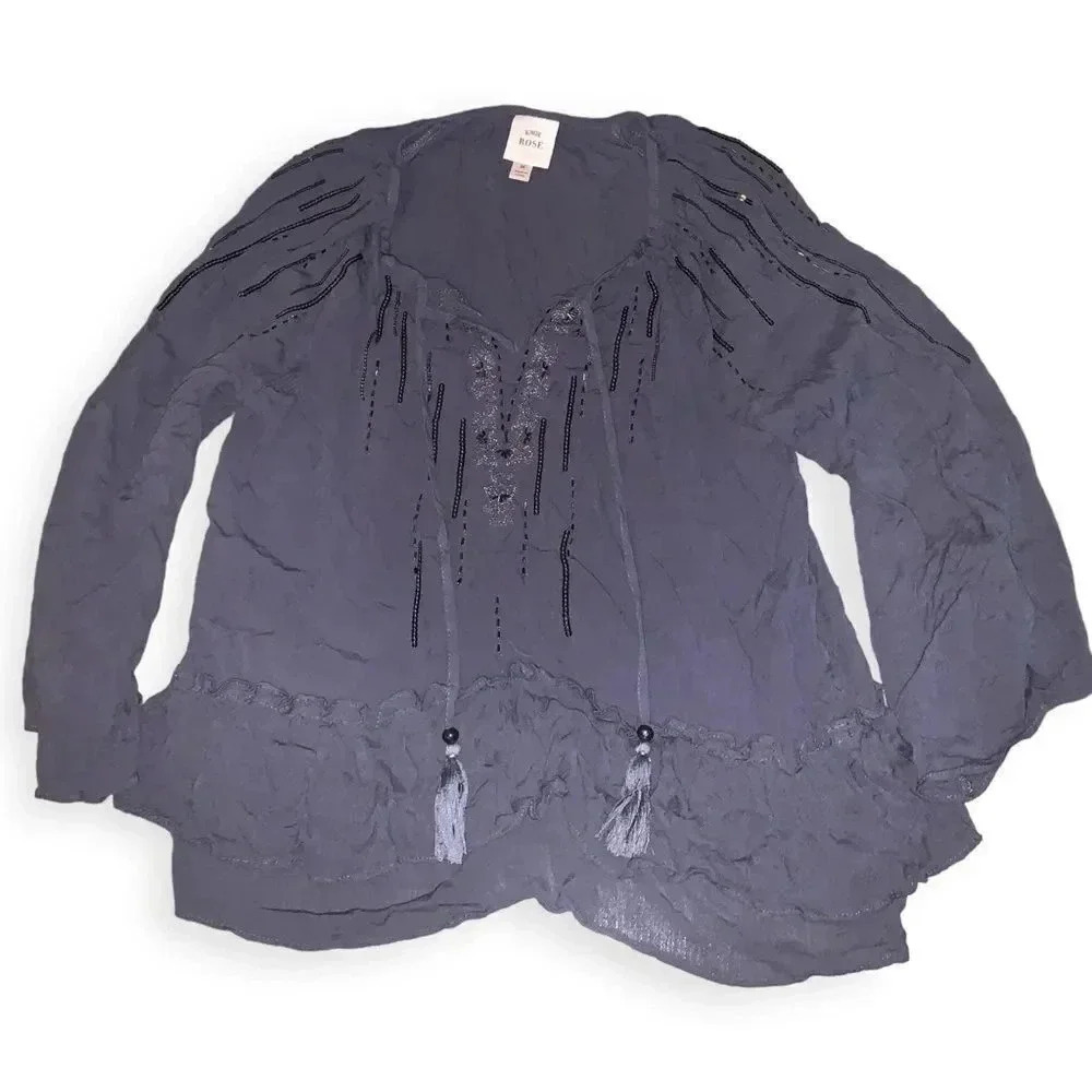 Knox rose embellished blouse